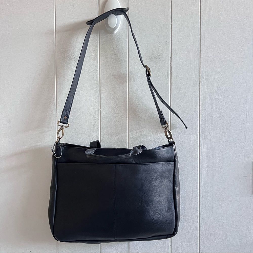 Latico Genuine Leather Laptop Messenger Bag